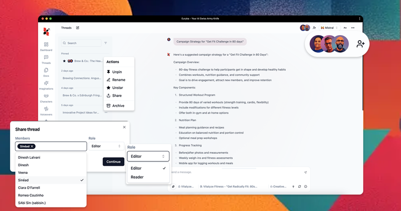 Unleashing the Power of Collaborative Threads: A New Era for Teamwork at Euryka