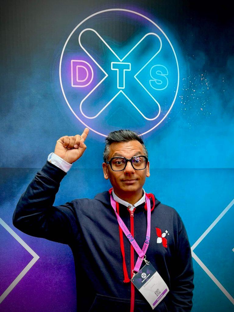 Co-founder Dinesh at Dublin Tech Summit, 2024